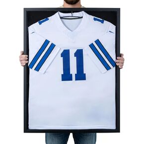 Large Jersey Display Case: 28x36in XXL Shadow Box for Football Soccer Basketball Baseball Shirt Uniforms - Gift for Men, Dad, Sports Fans in Saudi Arabia