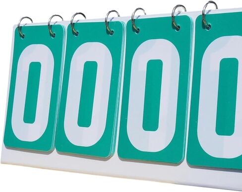 Sports Scoreboard 4 Digits Scorekeeper Portable Tabletop Score Flipper for in Kuwait