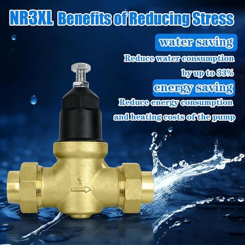 ترقية 1 "صمام تخفيض الضغط NR3XL اتحاد واحد أنثى × اتصال NPT أنثى، طول قصير وتصميم مضغوط، توفير المياه وتوفير الطاقة in Kuwait