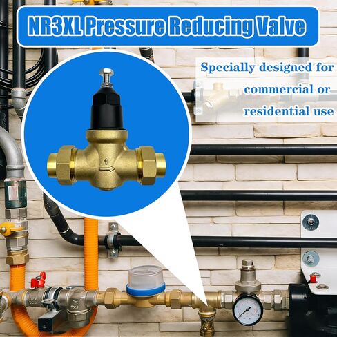 ترقية 1 "صمام تخفيض الضغط NR3XL اتحاد واحد أنثى × اتصال NPT أنثى، طول قصير وتصميم مضغوط، توفير المياه وتوفير الطاقة in Kuwait