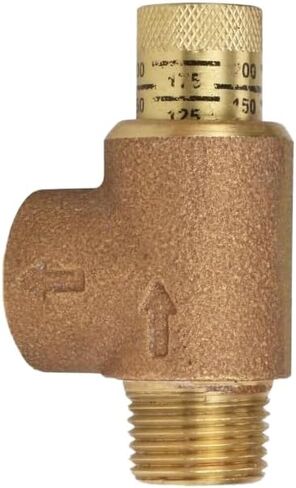 1 قطعة 1/2 "NPT معايرة صمام تخفيف الضغط - 50-200 PSI قابل للتعديل، موديل BPR050C in Kuwait