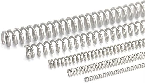 Lyuduo-Compression Spring 5PCS Stainless Steel Metal Coil Compression Spring, 0.3-0.5MM Wire Diameter*2-10MM Out Diameter *305mm Length, Compression Resistant and Durable(0.5x7x305mm) in Kuwait