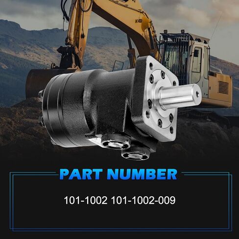 101-1002-009 | 101-1002 محرك هيدروليكي | بديل مباشر لسلسلة Eaton Char-Lynn H | الحديد الزهر عزم دوران عالي | الإزاحة 80cc/r | أقصى ضغط 138 بار | شفة ذات 4 فتحات | in Kuwait