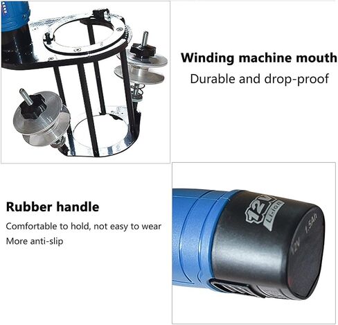 Commercial Electric HVAC Pipe Tape Wrapping Machine, Handheld Automatic Line Set Wrapping Tool for Up to 2.75 Inch (7cm) Refrigerant Tubes Conditioner, Insulation Cable Tie Winding Workstation, in Kuwait