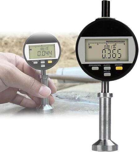 Surface Roughness Tester, Digital Surface Roughness Meter, with LED Display, Measuring Range 0-6.5mm, ±0.003mm Measurement Accuracy, Metric and Imperial Convertible, for Sandblasting in Kuwait