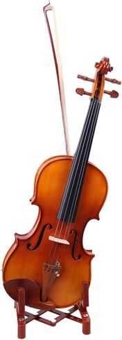 Practical Adjustable Violin Holder Stand Foldable Fiddle Floor Rack Guitar Ukulele Musical Instruments Safe Portable Violin Floor in Kuwait