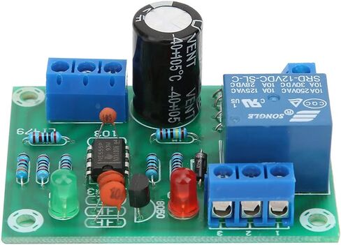Water Level Switch Controller Kit, 12VDC Electronic Sensor Module with 10A Relay Automatic Drainage and Pump Control for Pools Basements Electrical Components 1 Pack in Kuwait
