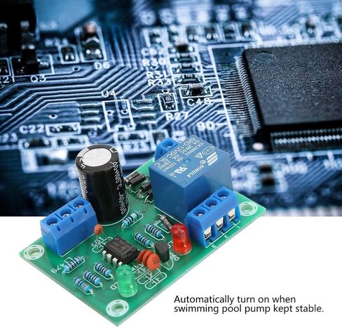 Water Level Switch Controller Kit, 12VDC Electronic Sensor Module with 10A Relay Automatic Drainage and Pump Control for Pools Basements Electrical Components 1 Pack in Kuwait