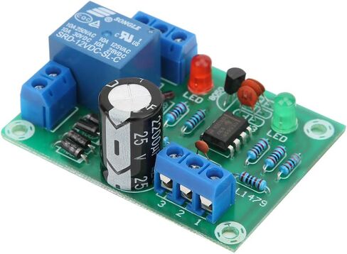 Water Level Switch Controller Kit, 12VDC Electronic Sensor Module with 10A Relay Automatic Drainage and Pump Control for Pools Basements Electrical Components 1 Pack in Kuwait