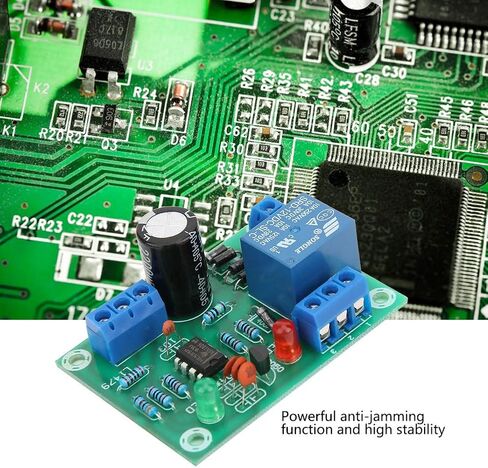 Water Level Switch Controller Kit, 12VDC Electronic Sensor Module with 10A Relay Automatic Drainage and Pump Control for Pools Basements Electrical Components 1 Pack in Kuwait