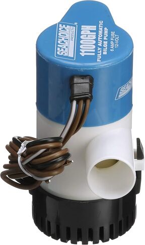 Seachoice Automatic Bilge Pump, 1,100 GPH, 1-1/8 in. Hose Size, 4 Amps at 12V DC in Kuwait