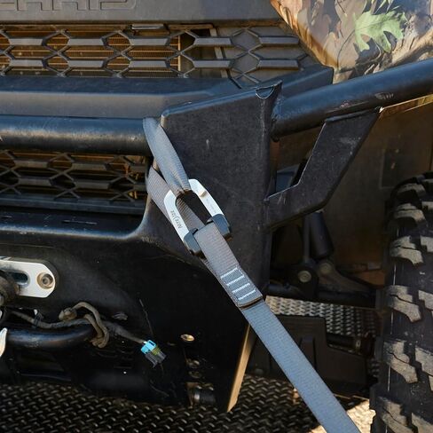 خطاف حزام Nite Ize CamJam HookLock - خطاف ربط سفلي يعمل بنابض - خطاف مقاوم للتآكل ومثبت شحن من الفولاذ المقسى - تأمين الحمل الثقيل لأشرطة مقاس 1 بوصة - كبير (عبوتان) in Kuwait
