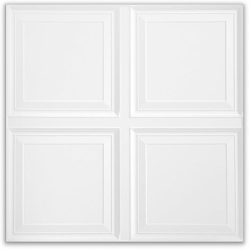 Armstrong Ceiling Tiles; 2x2 Ceiling Tiles - 6 pc White; Acoustic Ceilings for Suspended Grid; Raised Panel 1201 in Kuwait
