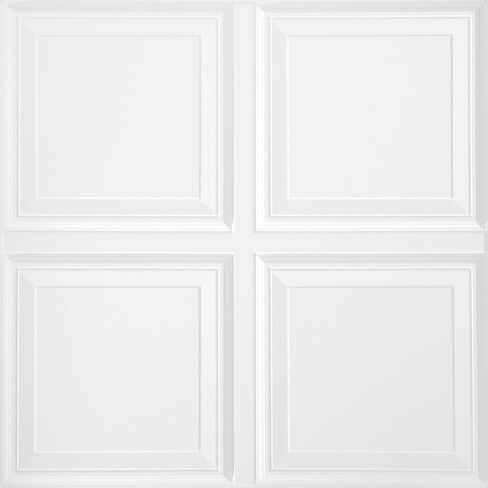 Armstrong Ceiling Tiles; 2x2 Ceiling Tiles - 6 pc White; Acoustic Ceilings for Suspended Grid; Raised Panel 1201 in Kuwait