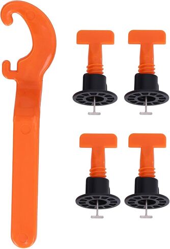 YWBL-WH Adjustable Tile Leveler, Wall Leveling System Kit with Spacers and Positioning Tool for Flooring, High Flatness and Efficiency in Kuwait