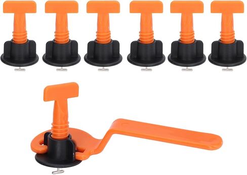 YWBL-WH Adjustable Tile Leveler, Wall Leveling System Kit with Spacers and Positioning Tool for Flooring, High Flatness and Efficiency in Kuwait