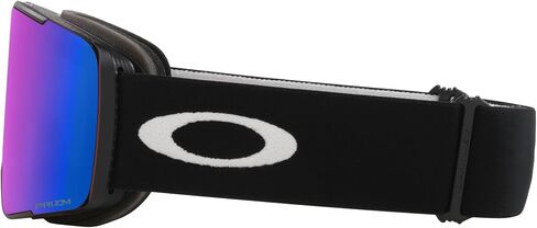 نظارات Oakley Line Miner Pro Low Bridge Fit Snow Goggle، حزام أسود غير لامع مع عدسة Prizm Snow Argon Iridium، مقاس متوسط in Kuwait