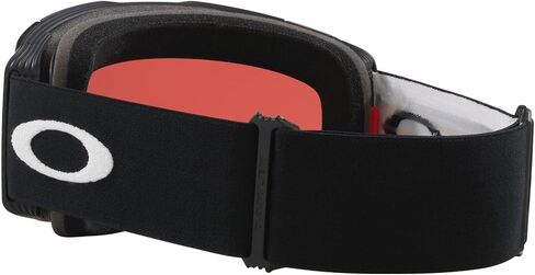 نظارات Oakley Line Miner Pro Low Bridge Fit Snow Goggle، حزام أسود غير لامع مع عدسة Prizm Snow Argon Iridium، مقاس متوسط in Kuwait
