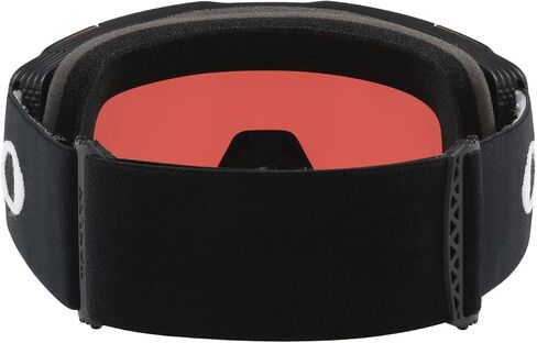 نظارات Oakley Line Miner Pro Low Bridge Fit Snow Goggle، حزام أسود غير لامع مع عدسة Prizm Snow Argon Iridium، مقاس متوسط in Kuwait