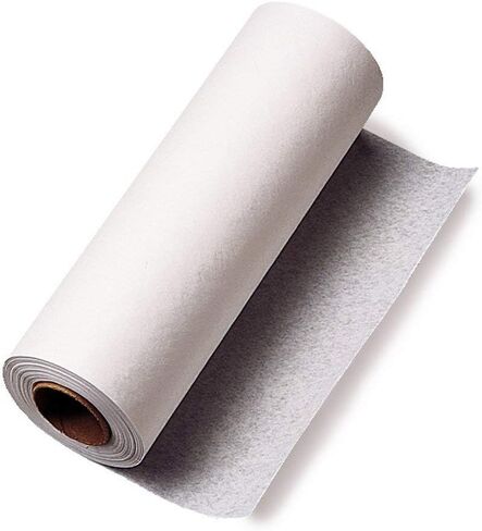 TIDI Products 980898 Choice Chiropractic Headrest Barrier, Crepe Roll, 8-1/2" x 125' Size, White (Pack of 25) (Тwo Рack) in Kuwait