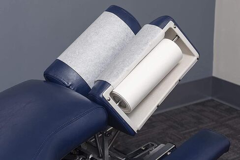 TIDI Products 980898 Choice Chiropractic Headrest Barrier, Crepe Roll, 8-1/2" x 125' Size, White (Pack of 25) (Тwo Рack) in Kuwait