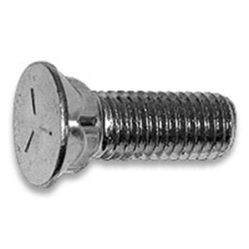 7/16 x 1 Plow Bolts Grade 5, #3 Head, Zinc Plated Steel (Quantity: 50) Coarse Thread, Fully Threaded, 7/16-14 x 1" in Kuwait