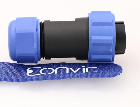 Weipu SP21 2 Pin Connector for BLUETTI AC200MAX AC300 Portable Power Station 12V 30A DC Port Circular Connector Plug Waterproof IP68 Industrial Solar Electrical SP2110/P in Kuwait