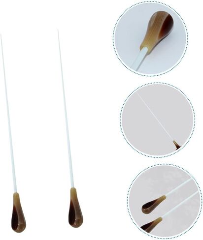 BESPORTBLE 2pcs Durable Resin Orchestra Conducting for Senior Marching Band Lightweight Music Conducting Supplies for Concerts and Performances in Kuwait