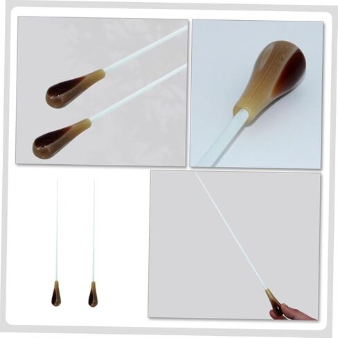 BESPORTBLE 2pcs Durable Resin Orchestra Conducting for Senior Marching Band Lightweight Music Conducting Supplies for Concerts and Performances in Kuwait