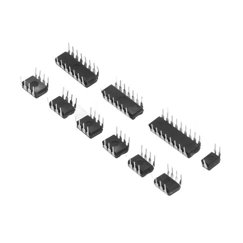 85 Pcs IC Assortment Kit 10 Specifications Integrated Circuit IC Chips with Storage Box for Electronics Projects DIY Repairs and Home Circuit Work in Kuwait