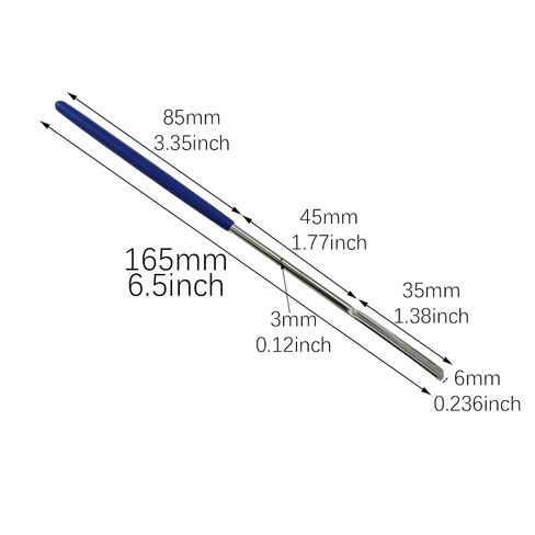 RLECS 2PCS 304 Stainless Steel U Shaped Laboratory Spoon Length 165mm Semicircular Spoon Sampler Suitable for Weighing Cosmetic Ingredients and Measuring Food Additives in Kuwait