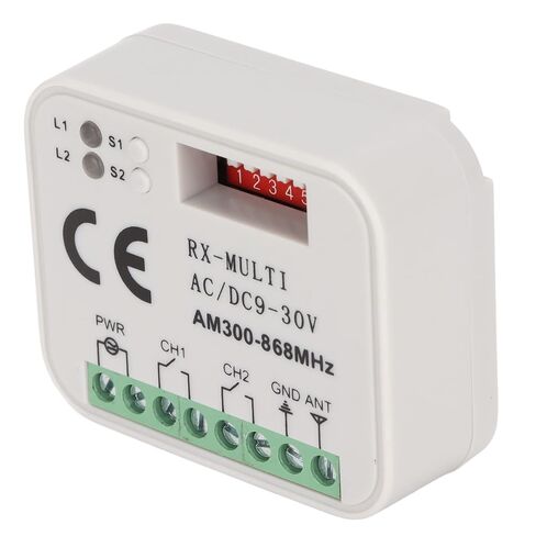 Universal Remote Control Switch, 9 to 30V 300 to 868MHz Multifrequency Remote Switch Module, 2 Way Remote Control Switch Module, Yanmis81wsgv0742 in Kuwait
