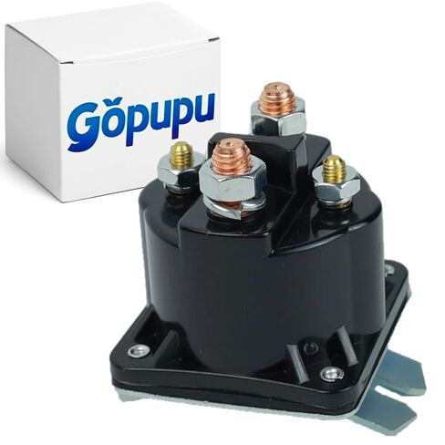 Dump Trailer Solenoid 12V Compatible with Monarch Bucher 07522 Kit, 4 Terminal 100 Amp Intermittent Duty Solenoid Relay for 391-2-C 190107 070009 SAZ-4201GJ SAZ4201GJ 7522 SAZ-4201ER in Kuwait