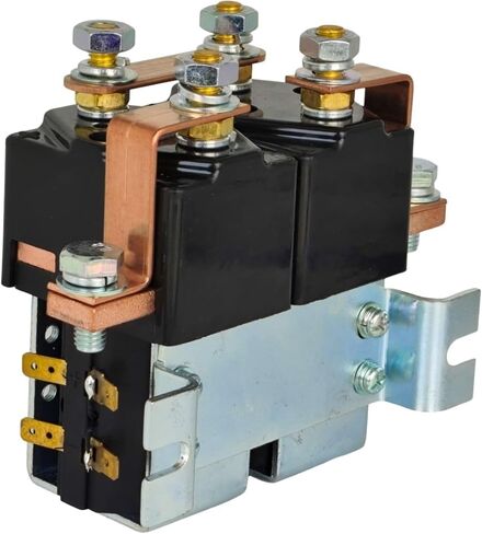 XYZIL 24V 200A SW182 Motor Reversing Contactor Solenoid Compatible with Albright SW102B-1 SW182-4 w/Bracket SPDT for Electric Vehicle Truck Airport Tractor in Kuwait