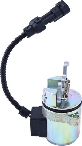 12V Fuel Shutdown Solenoid 04287583 04287116 T114678 Compatible with Deutz 1011 2011 Engine for Genie Lift GS-3384 GS-3390 GS-4390 GS-5390 S-60 S-65 S-80 in Kuwait