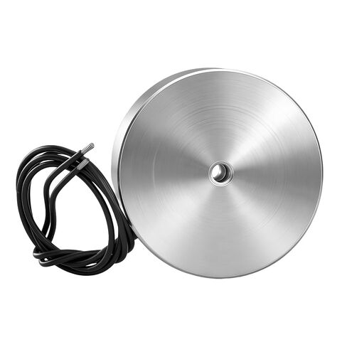 Heschen DC Holding Electromagnet HS-P50x27 Suction Cup Magnet, 50x27mm, DC 24V | 50mm diameter, 27mm height, heavy duty solenoid magnet, material handling lift, packing conveyor hardware in Kuwait