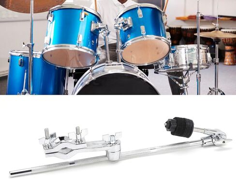 Cymbal Boom Arm, Adjustable Drum Cymbal Arm with Felt Pad Drum Set Mounting Clamp Extension Mount Hardware Accessory for Drummer in Kuwait