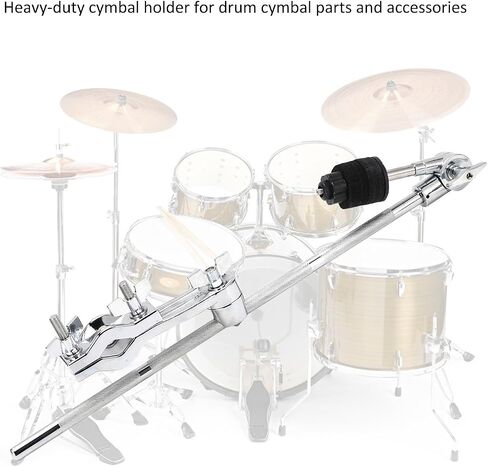 Cymbal Boom Arm, Adjustable Drum Cymbal Arm with Felt Pad Drum Set Mounting Clamp Extension Mount Hardware Accessory for Drummer in Kuwait