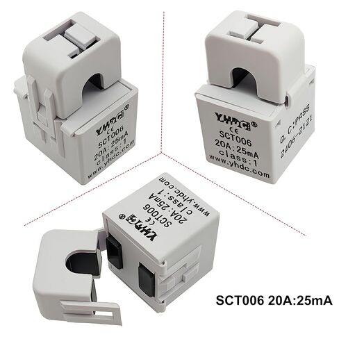2 قطعة SCT006 20A 25mA غير الغازية سبليت الأساسية محول الحالي 0-20A فتح إغلاق محول الاستشعار (20A 25mA) in Kuwait