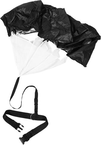 Cabilock Resistance Umbrella Parachute for Sprint Running Resistance Parachute with Independent Waist Belt Design, Nylon Mesh Material, for Soccer Party Decor and Athletic Exercises in Kuwait