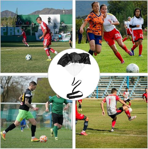 Speed Resistance Parachute with Independent Waist Belt for Sprinting Training, Enhances Acceleration and Leg Muscles Strength, Made of Nylon Mesh, for High-Intensity Outdoor in Kuwait