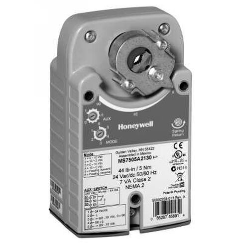 Honeywell Zelix Spring Return Direct Coupled Actuator - Black and White - MS4105A1130/U MS7505A-2 in Kuwait