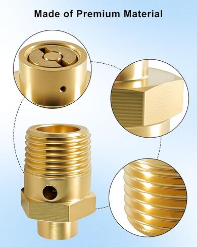 Safety Pop Off Valve - Compressor Pressure Relief Valve Fit for 550/750, Precise Pressure Relief Replace 131081 3559097 3403479 in Kuwait