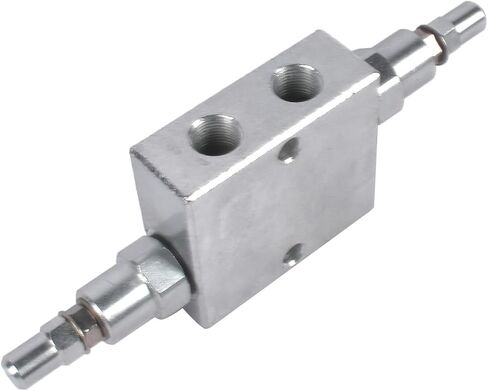 Hydraulic Relief Cushion Valve 3/8 NPT Ports 12 GPM, Dual Crossover Pressure Relief Valve with Adjustable Range 150-2600 PSI for Hydraulic Motor Cylinder # DCRV45-06N in Kuwait