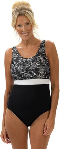 Women's Aquashape Moderate Scoop Back One Piece in Kuwait