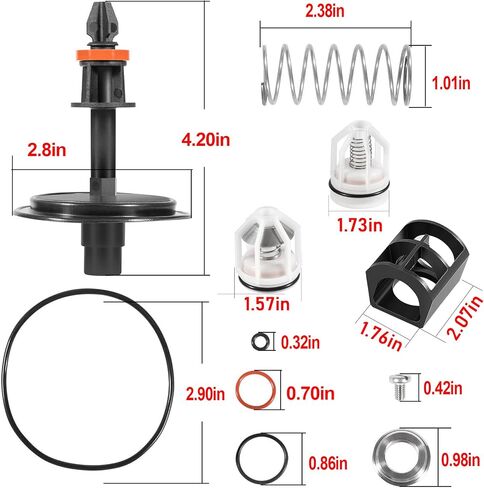 YMT Replace for 1" 009M2 & 009 LF009 Reduced Pressure Zone Assemblies Fit for Watts 009M2 1" Total Repair Kit in Kuwait