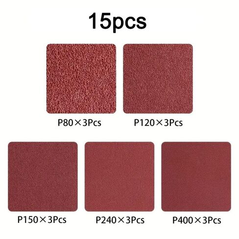 15pcs 3x21(75x533) Inch Sanding Belt Sanding Paper Suitable for Sanding Machine Grinding Woodworking Metal Polishing in Kuwait