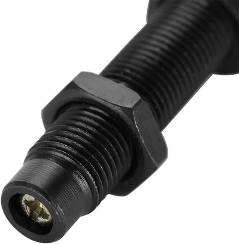 M10 x 8mm Stroke Pneumatic Shock Absorber for Automated Mechanical Operations with Self-Pressure-Regulation Function, Black in Kuwait