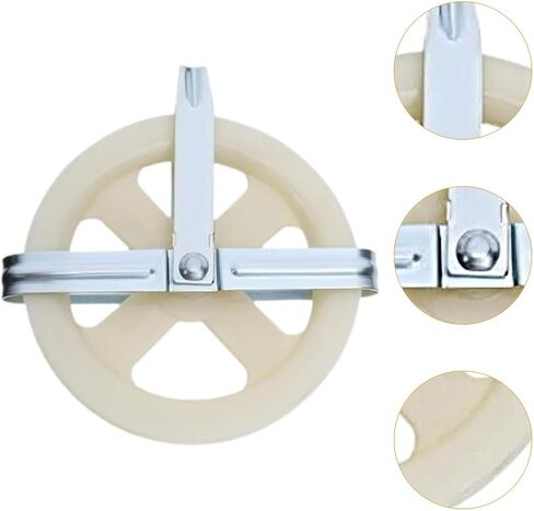 Clothesline Pulley Outdoor Hanging Puller Nylon Rope Retractable System PP Iron Mechanism Suitable for home decoration wire in Kuwait