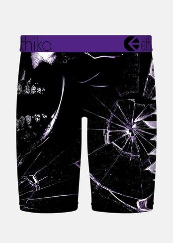 Ethika Men’s Boxer Brief, Knee Length, 4-Way Stretch Performance Underwear with Graphic Prints - Best Of Me in Saudi Arabia